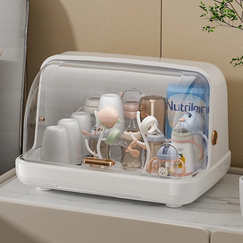 桌面防尘杯架收纳置物架水杯玻璃杯茶杯托盘沥水杯架子杯子收纳盒