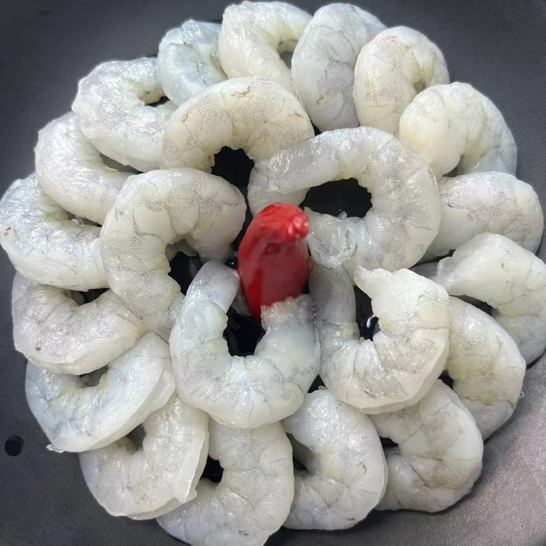 新鲜海虾仁发4包 Q弹紧实 1包35粒以内 带保护冰锁鲜500g/包*4