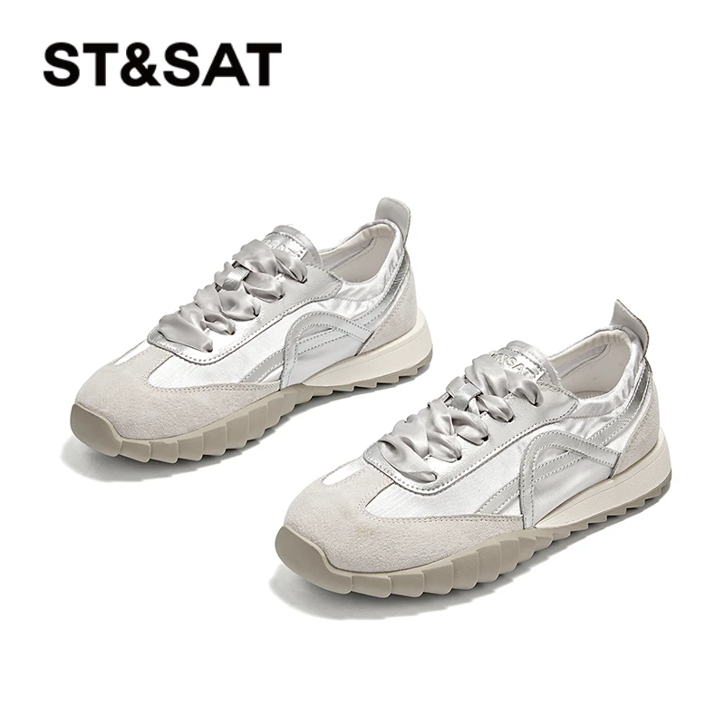 St&Sat/星期六低帮软底休闲鞋2025夏季新款百搭潮流透气运动鞋女