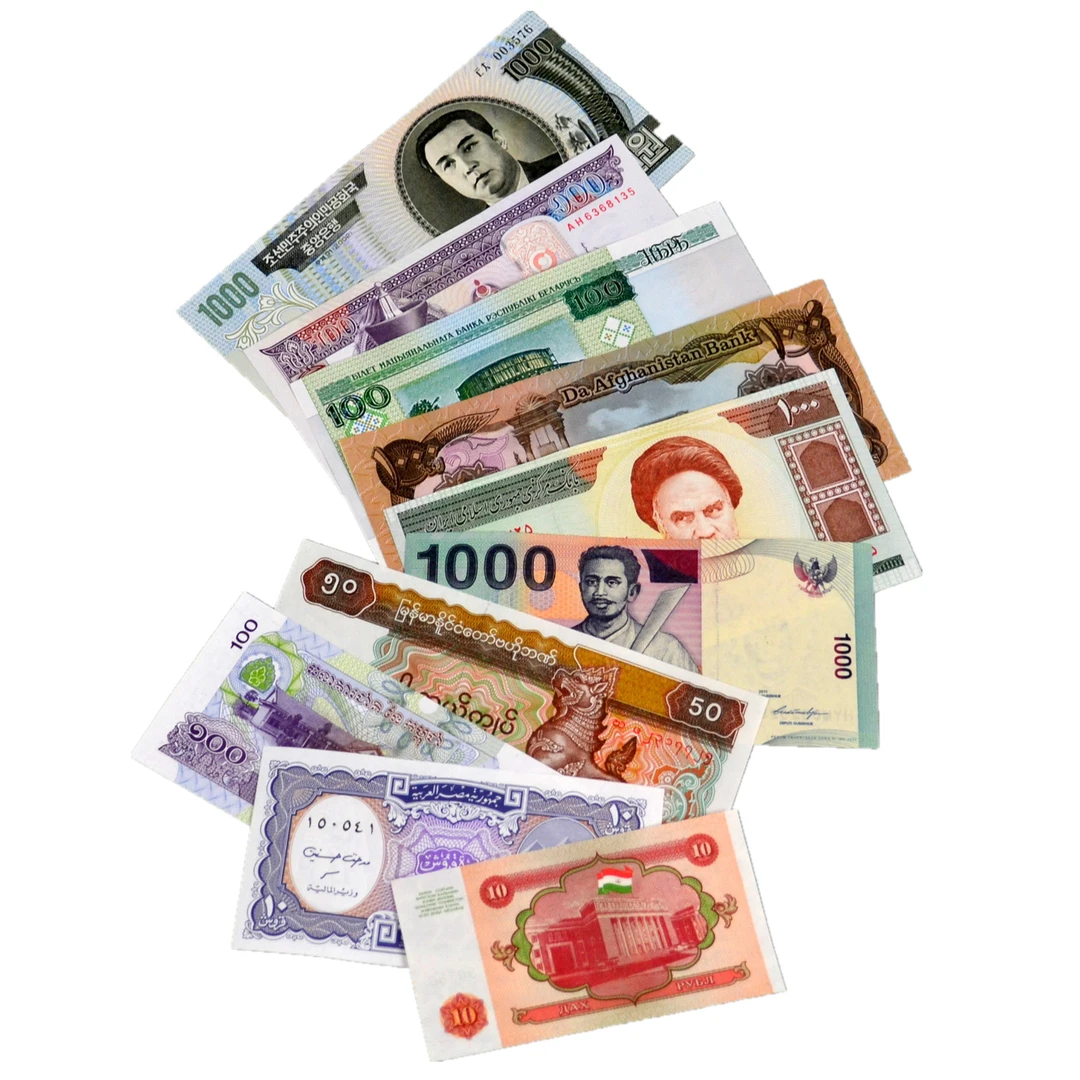 外国纸币随机一张全新