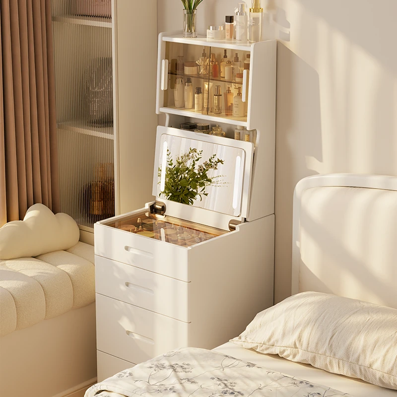 木屋记实木梳妆柜卧室化妆桌小户型化妆柜松弛感梳妆桌台家居好物