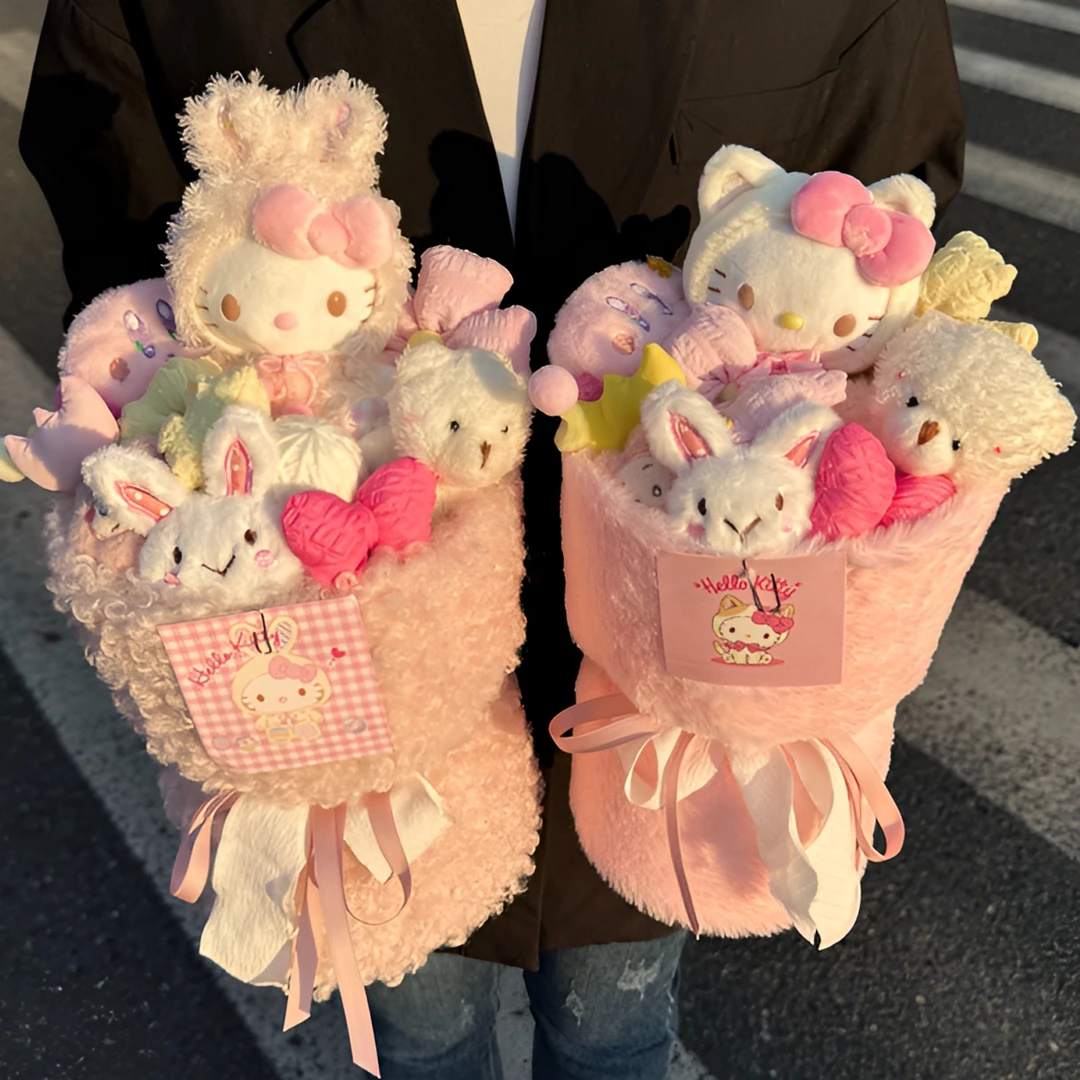 圣诞节礼物HelloKitty玩偶花束生日礼物女生凯蒂猫送女友闺蜜儿童