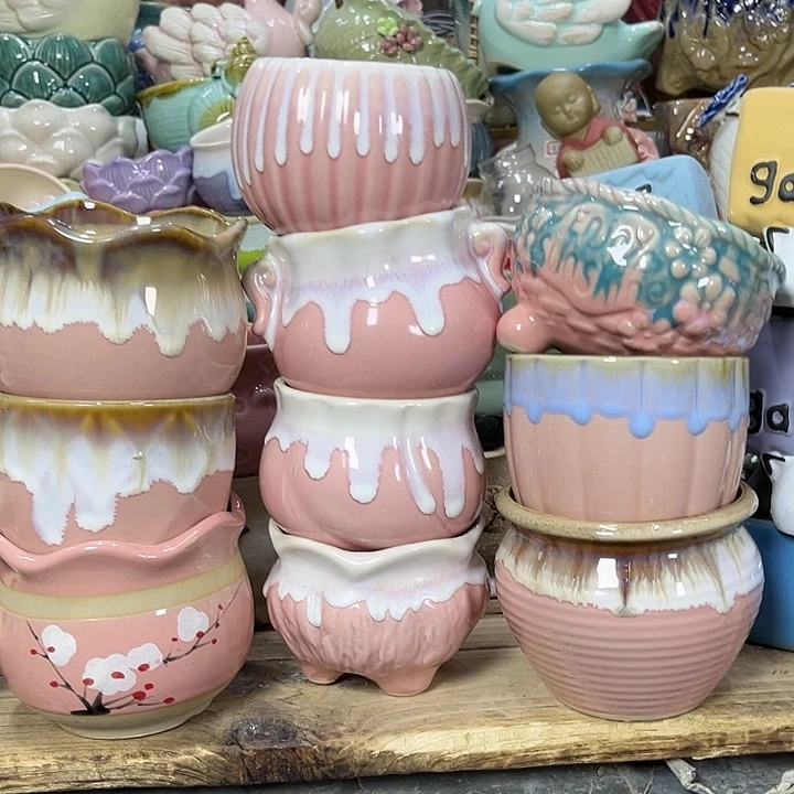 陶瓷20CM以下陶瓷花盆特价上新