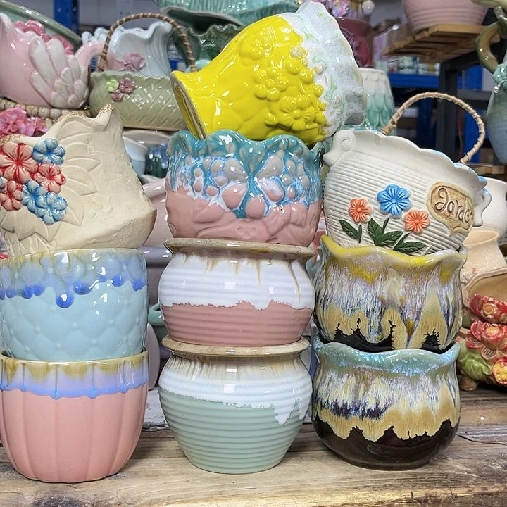 陶瓷20CM以下陶瓷花盆特价上新