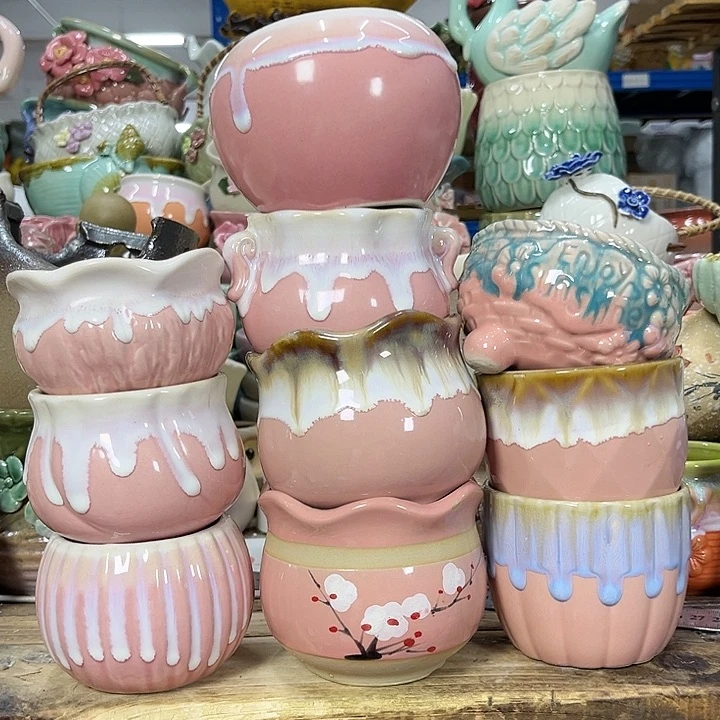 陶瓷20CM以下陶瓷花盆特价上新