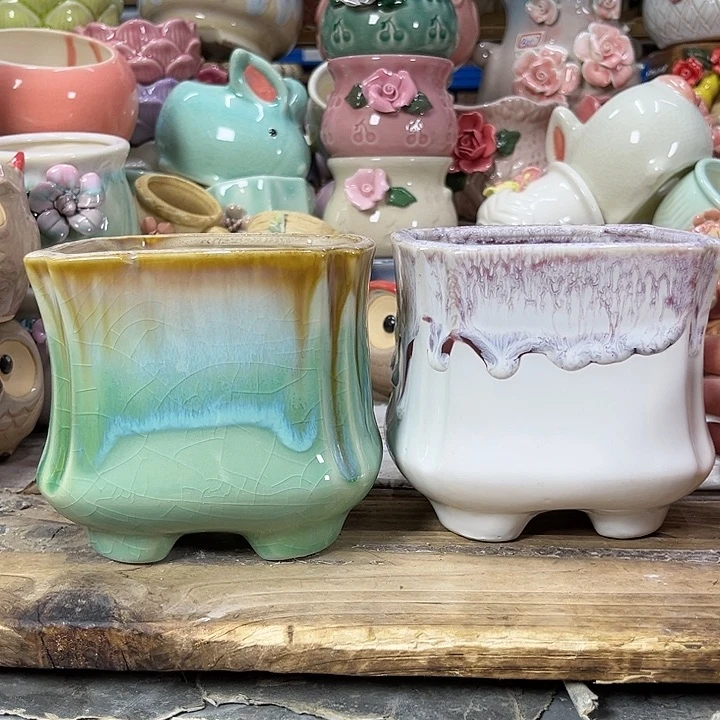 陶瓷20CM以下陶瓷花盆特价上新