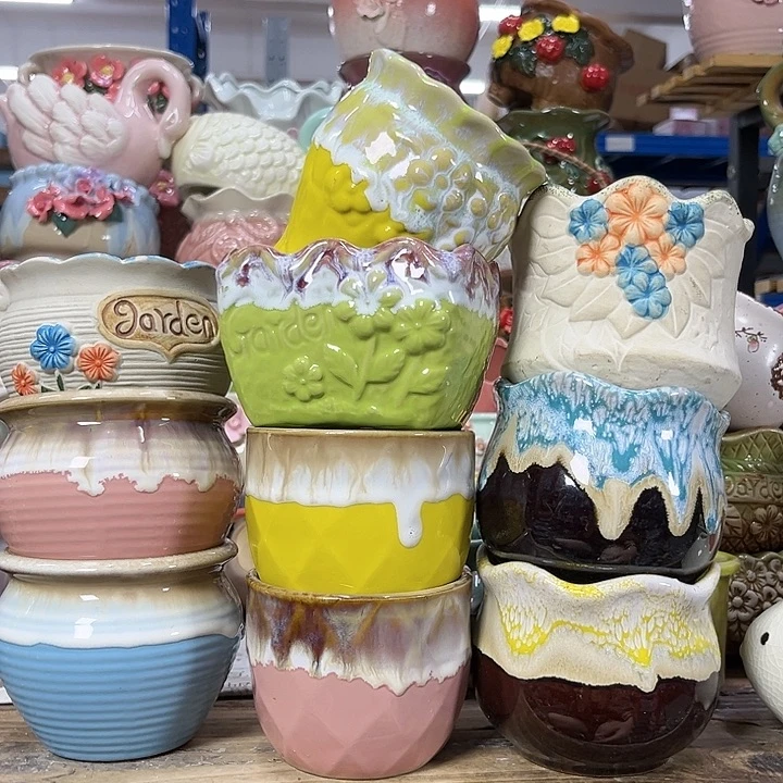 陶瓷20CM以下陶瓷花盆特价上新