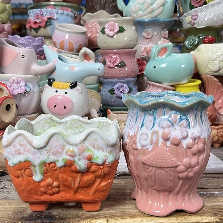 陶瓷20CM以下陶瓷花盆特价上新