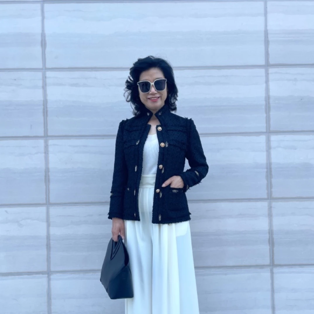 大君姐定制秋款新款粗花呢小香风短外套