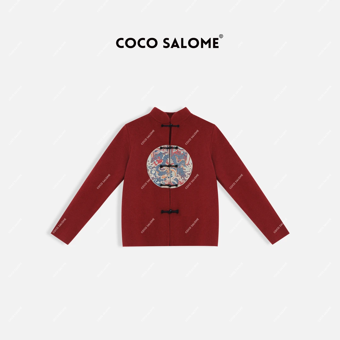 COCO SALOME⑥【山云录】秋冬针织新中式国风女装气质外套服饰8687