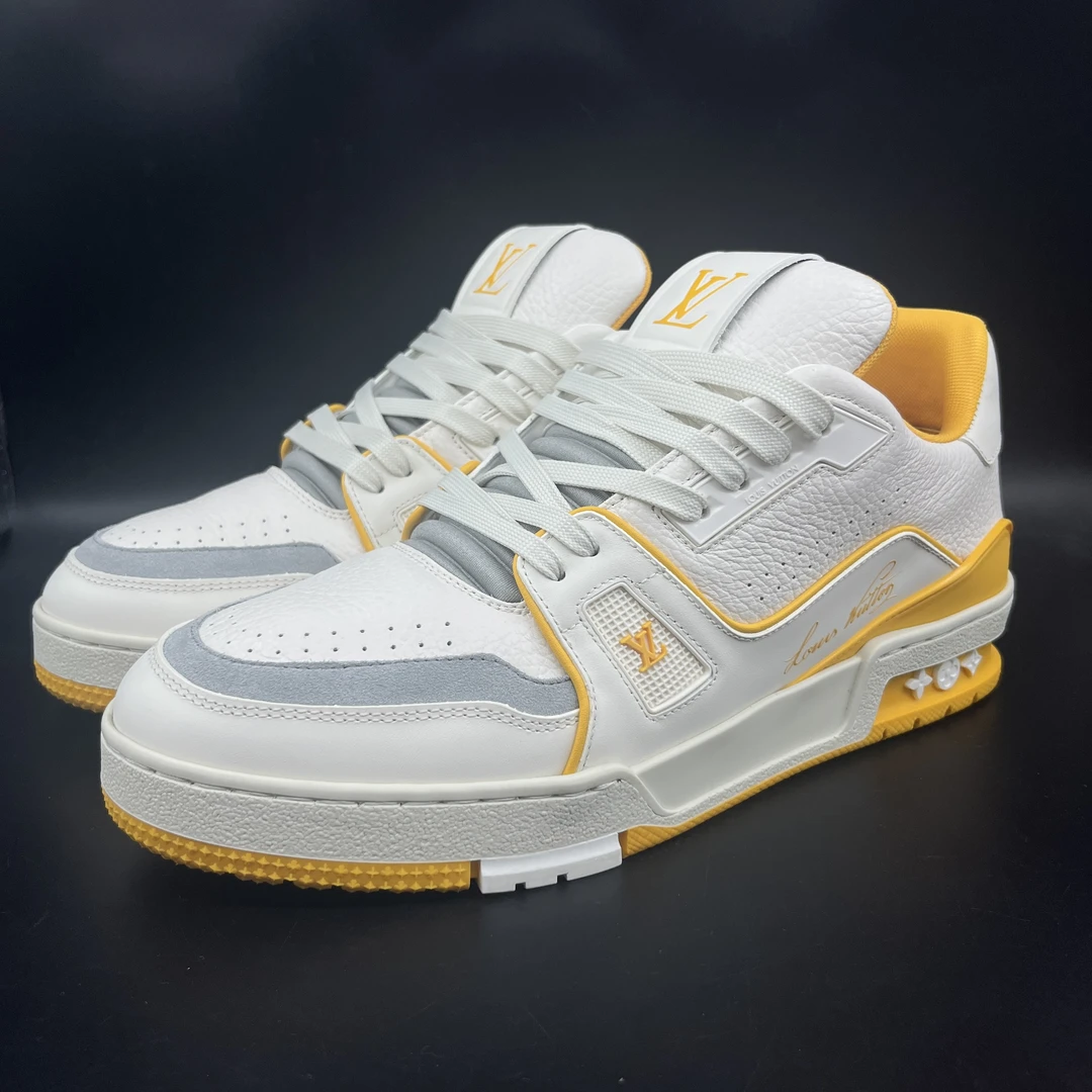 Louis Vuitton/路易威登白黄水泥Trainer/正品//折扣/海叔特惠