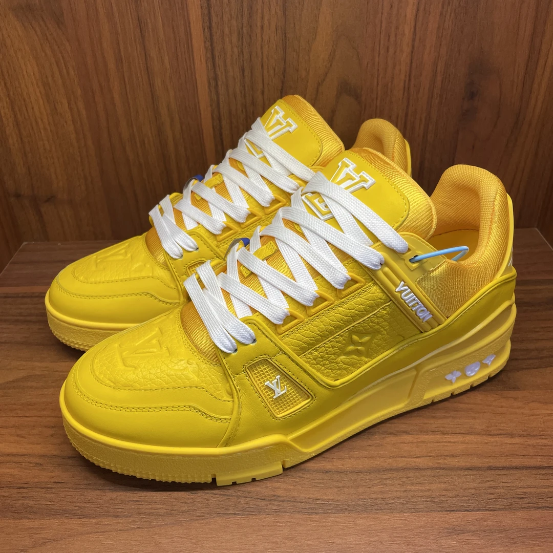 Louis Vuitton/路易威登经典黄武士Trainer/正品/折扣/海叔特惠