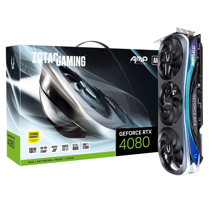 索泰 RTX 4080-16GB AMP EXTREME AIRO 游戏电 竞 吃鸡 独立显卡