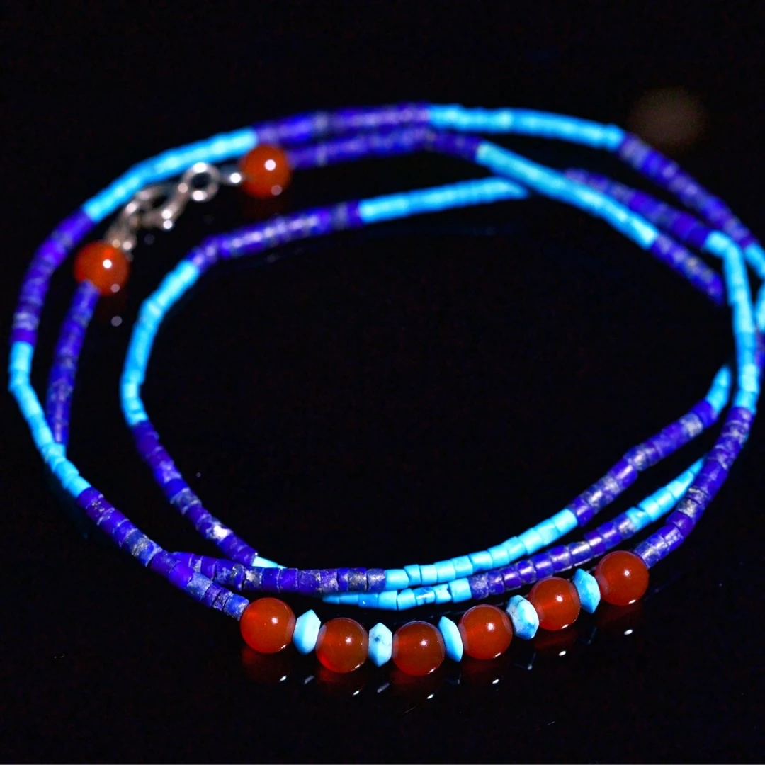 （古珠全集）青金石项链