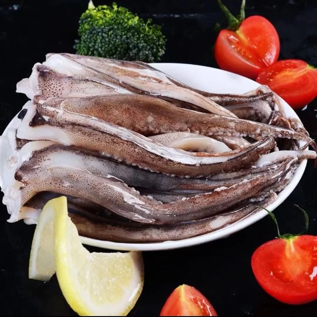 【三胞胎海鲜】鲜脆口鱿鱼须 美味新鲜二本足 红烧海鲜 500g/包*5包