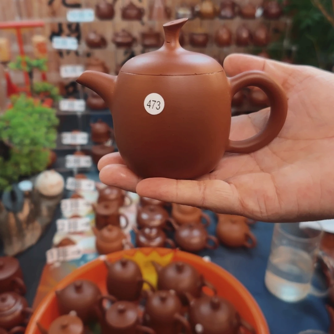 朱泥茶壶朱泥茶壶茶壶朱泥茶壶微瑕110C
