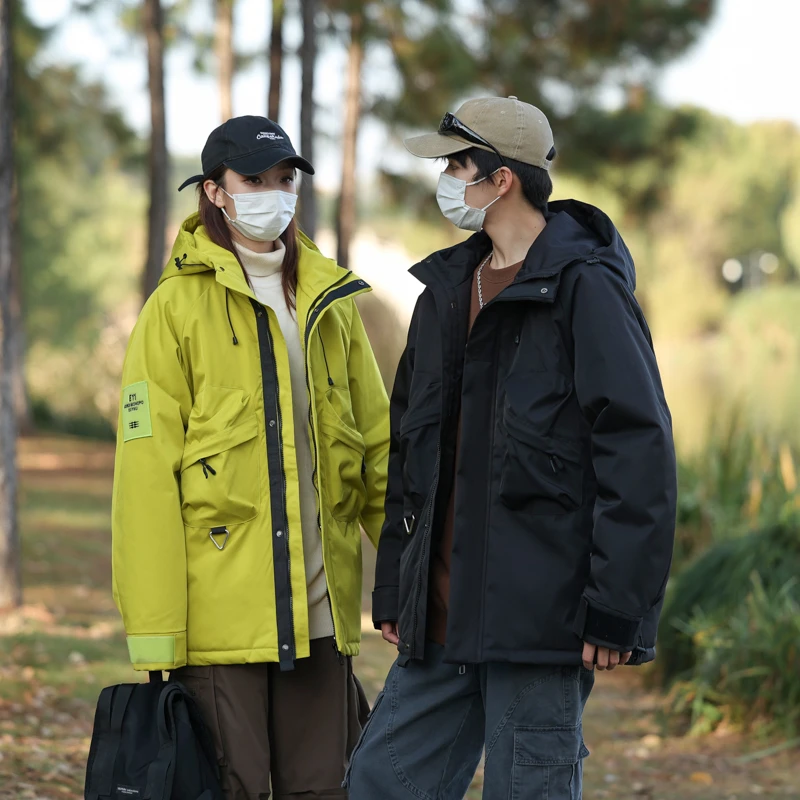 圣·捷邦秋冬季情侣款工装户外休闲棉服外套 MY353