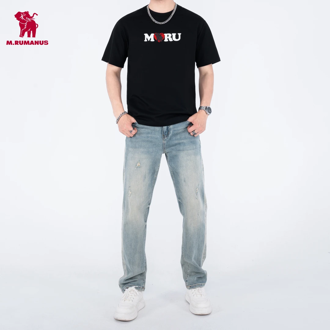 欧货男士体恤C35新款短袖时尚休闲春夏上衣百搭圆领T恤