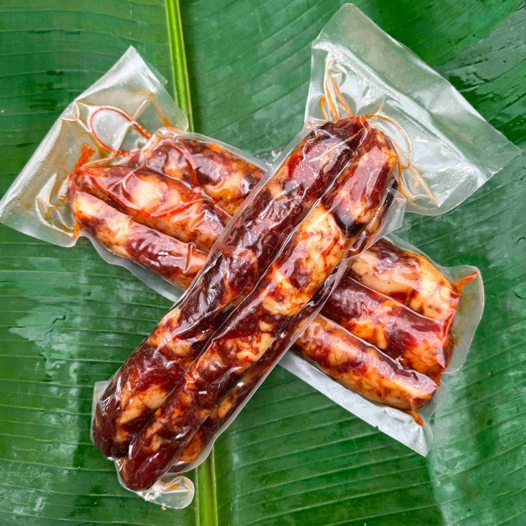 《黔东南》黑毛土猪肉腊肠——可备注口味（原味★麻辣）