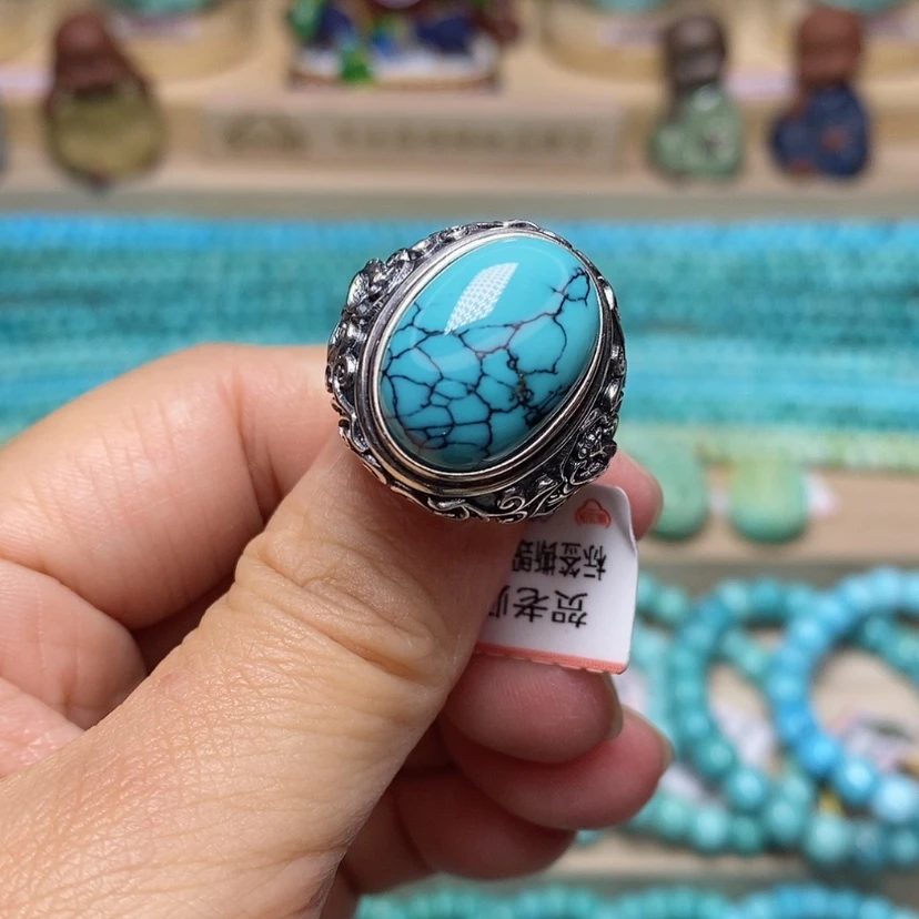 【闪购商品】绿松石珠宝奇石银S925镶嵌