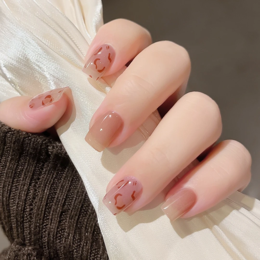 【ES326特价】半固化凝胶uv半烤美甲贴指甲贴片照灯变硬穿戴甲