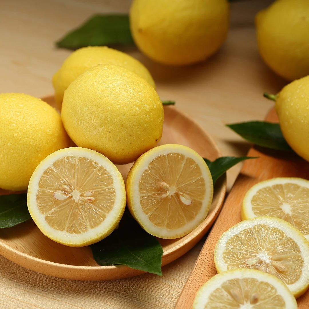 正宗四川安岳新鲜黄柠檬大果3斤5斤9斤装黄柠檬绿色水果包邮