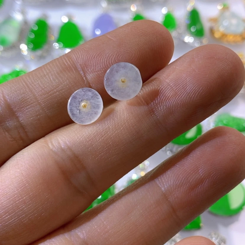 【闪购商品】翡翠挂件18K金镶嵌