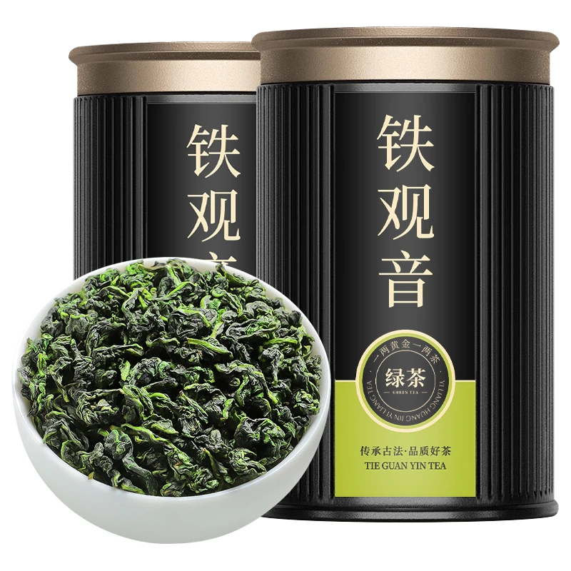 安溪铁观音茶叶清香型兰花香消青高山茶铁观音乌龙茶250克赠华羽