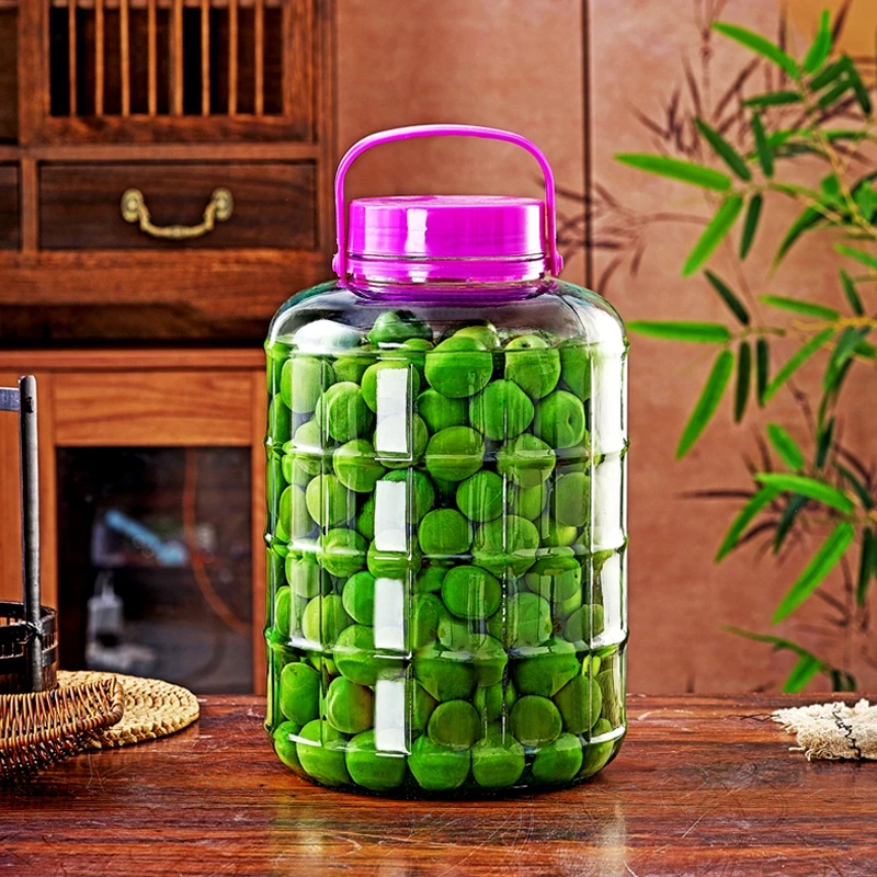 【大容量】泡酒瓶玻璃瓶加厚腌菜泡菜坛子家用密封梅酒瓶酵素酿酒瓶