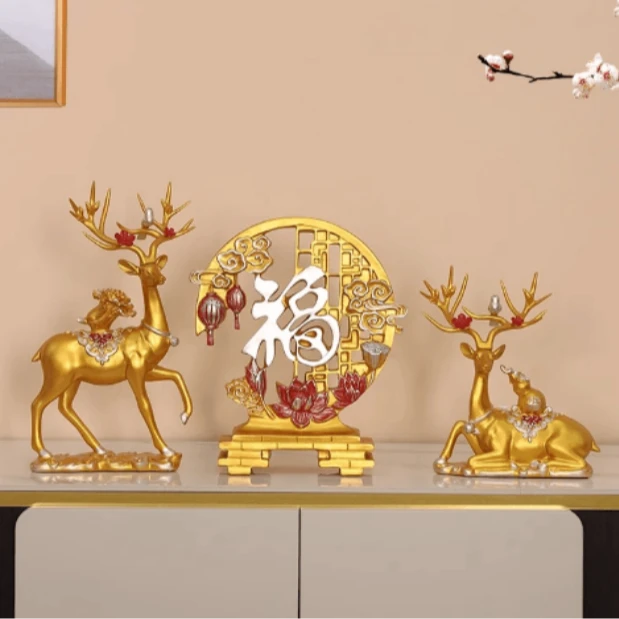 新居礼品电视摆件家居三件套花器