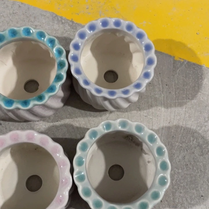 陶瓷零****g花盆浮力炸啦