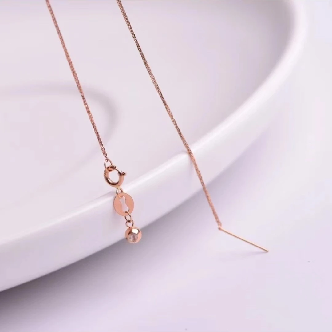 银饰MGJ-S925银肖邦链玫瑰金色-可调节-只发一条