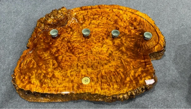 缅甸黄金樟茶盘  百年树根料  爆满树瘤  厂家直销