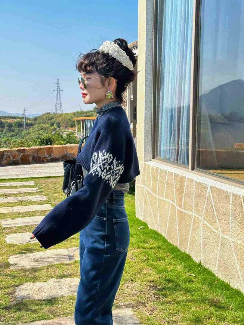 【娜娜专属】2024新款复古高腰加绒牛仔短裤时尚休闲百搭韩版N486