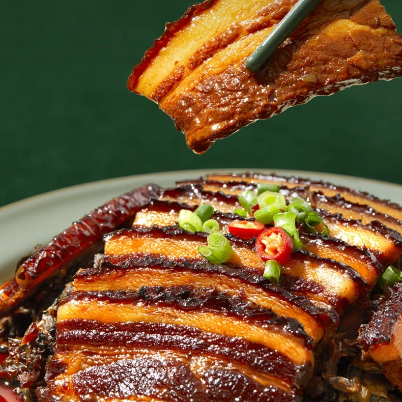 正宗梅菜扣肉四川特色咸烧白加热即食预制菜320g*1盒地道巴蜀味道