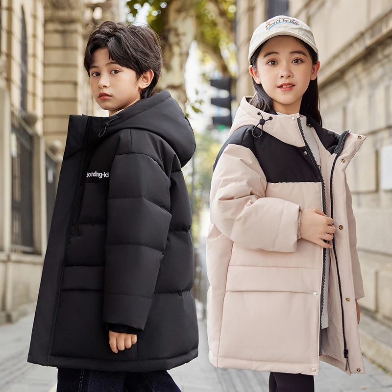 儿童羽绒服2025新款中大童休闲短款加厚男女童洋气羽绒冬装外套