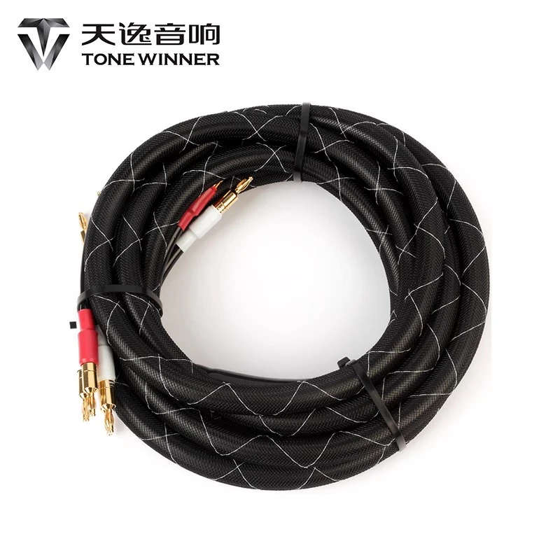 Winner/天逸 SC-1银环蛇发烧喇叭线 HiFi音响线 音箱线 2.5米