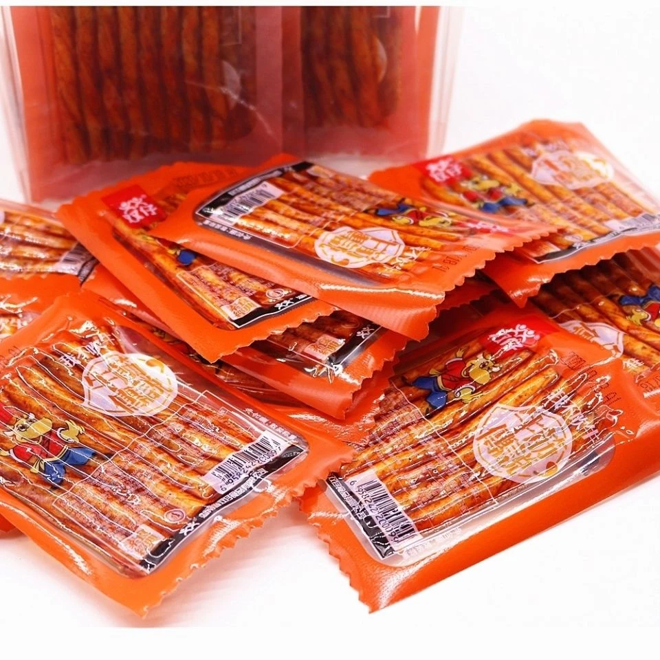 双仔牛筋传说辣条牛板筋麻辣红烧小零食儿时素烤干烧豆筋小包装