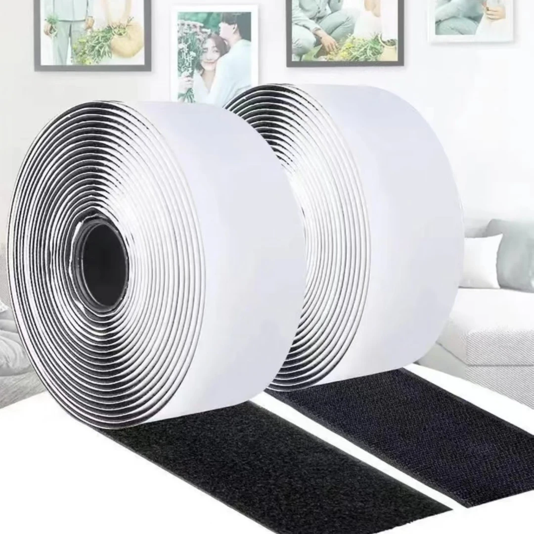 升级魔术贴防蚊门帘专用配件免打孔隔断自粘贴无痕安装