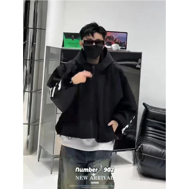 川页男装秋冬季新款情侣休闲百搭宽松时尚外套902