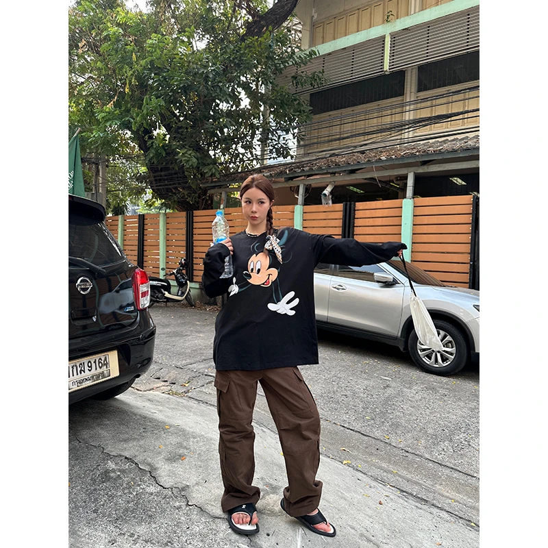 DYANGJUN【年中福利】降落伞美式大口袋工装裤