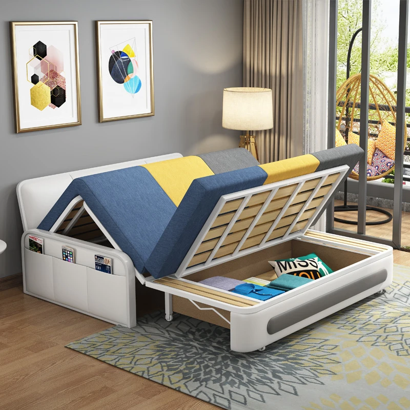 新款高档隐形床多功能沙发床折叠两用小户型客厅二用一体三