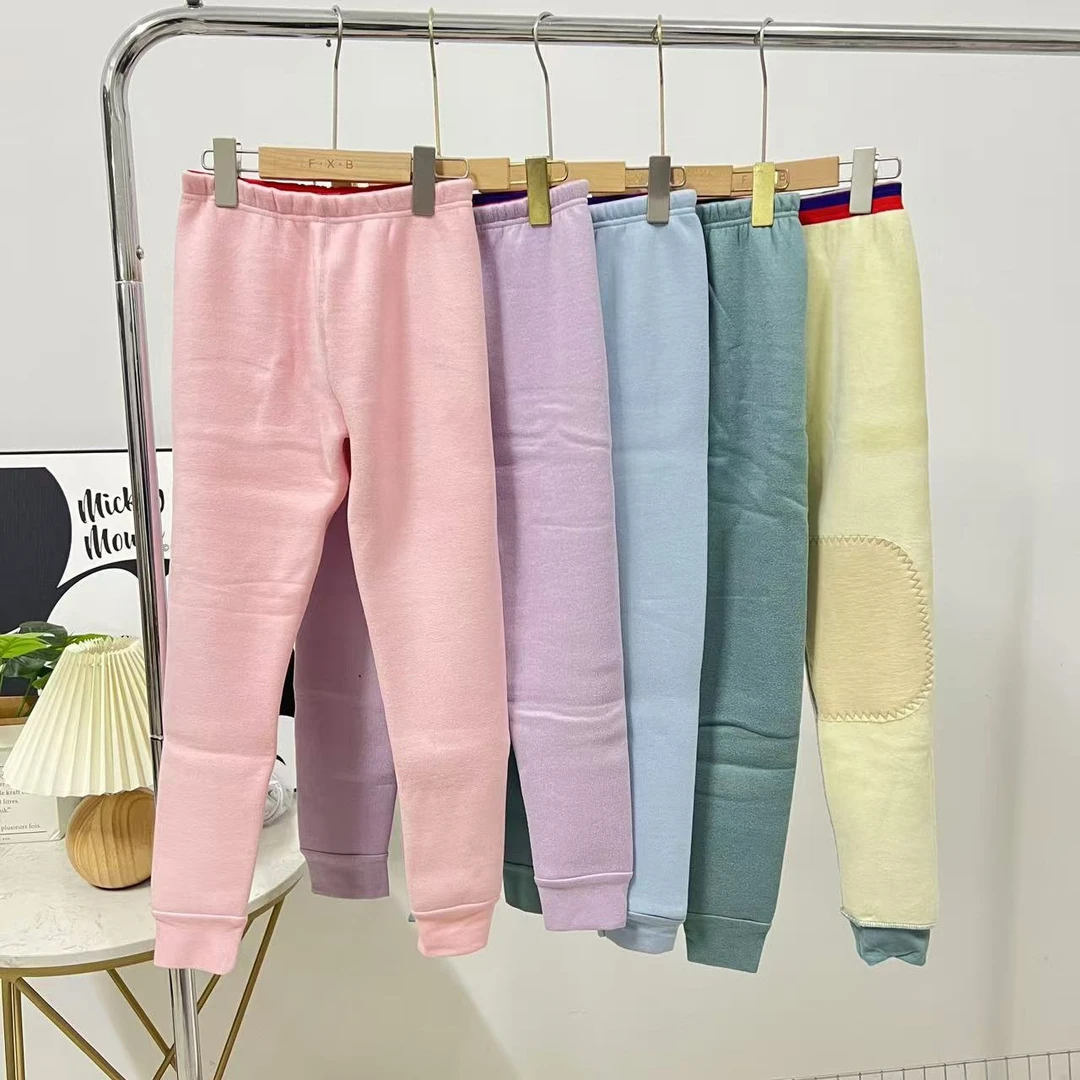 3700不怕冷了，380g超密绒防风儿童秋冬超厚保暖裤打底裤校服裤