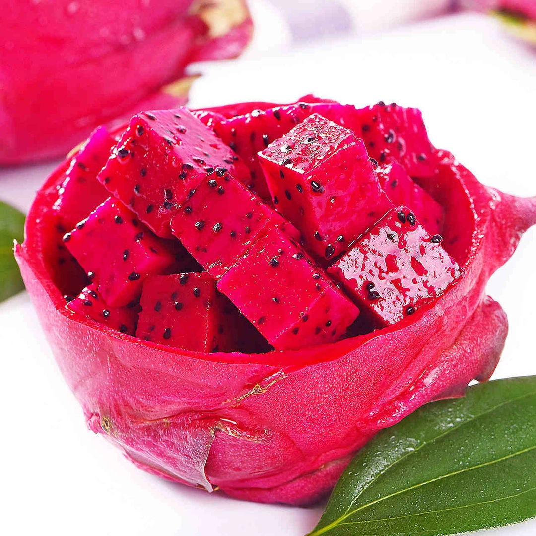 金都一号红心火龙果皮薄果肉细腻香甜美味多汁4.5斤单果300g+