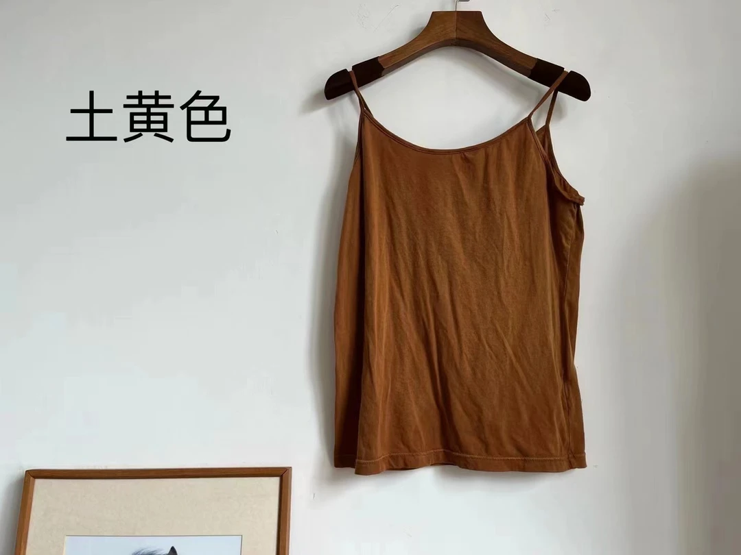 【小姨】分享原创设计软糯舒适吊带，衣长60/100胸围·