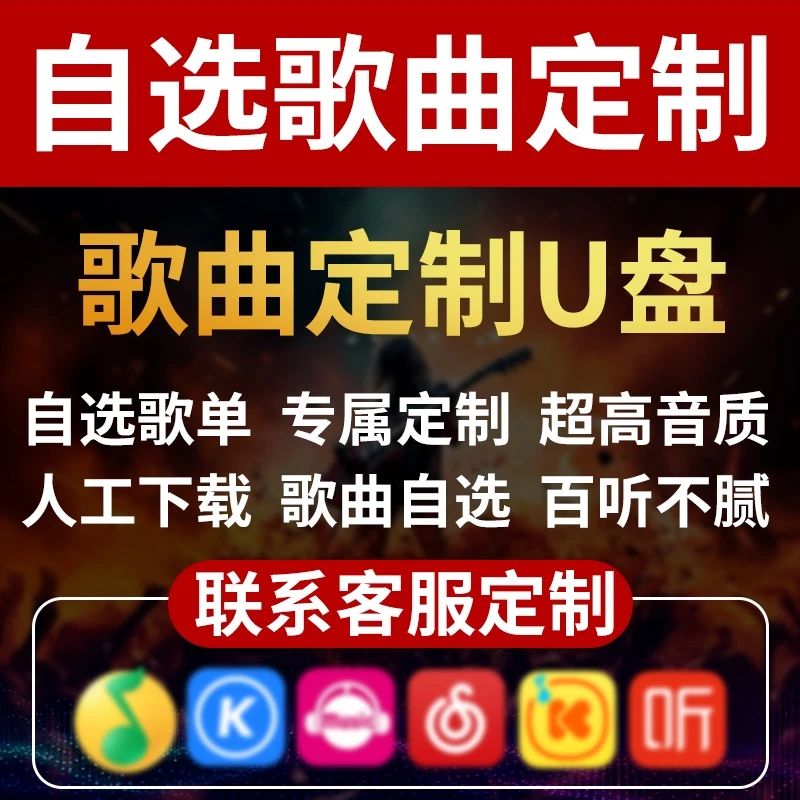 【私人定制】车载U盘无损音质抖音流行汽车U盘光盘抖音流行经典老歌