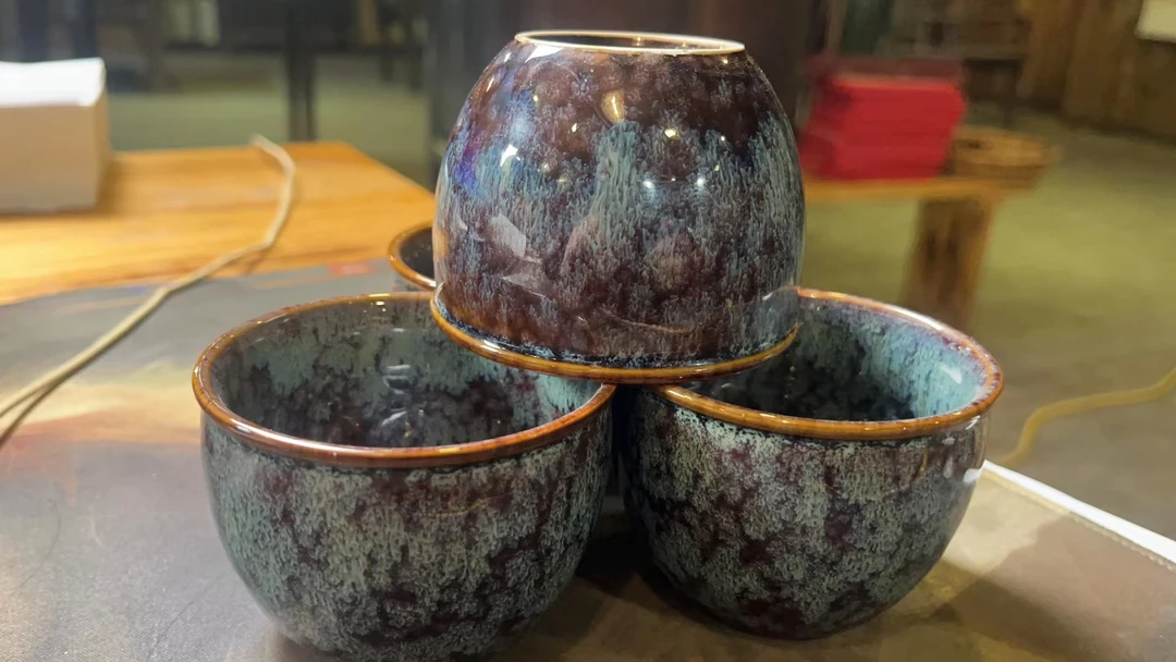 东哥专属 四个窑变杯 陶瓷 器型 不同随缘发 不挑不选拒绝差评
