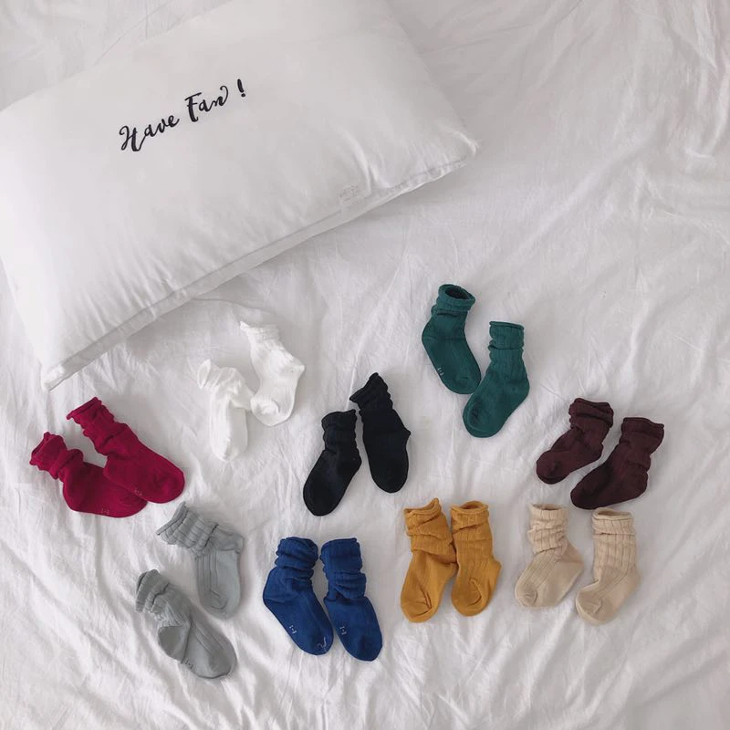 幼悠男童宝宝薄款浅口软底休闲时尚中短筒韩版潮流堆堆袜 3728