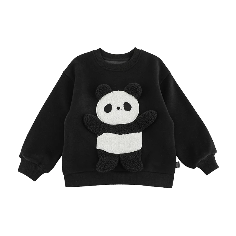 YOEHYAUL/幼悠儿童卫衣卡通熊猫秋季宝宝休闲套头上衣童装N5494