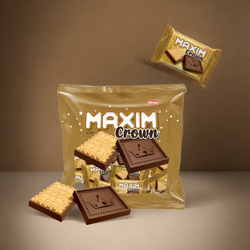 ELVAN皇冠牛奶巧克力饼干275克*2袋